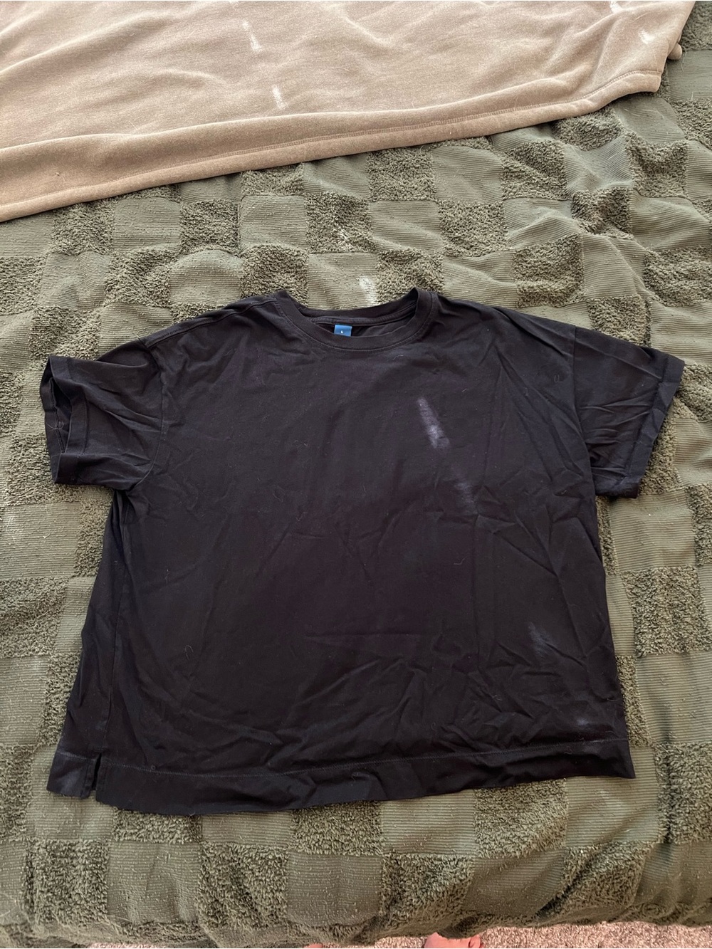 Old Navy Black Short Sleeve Crew Neck Tee